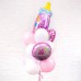 Μπουκέτο με Μπαλόνια Πιπίλα It's a Girl Για Γέννηση